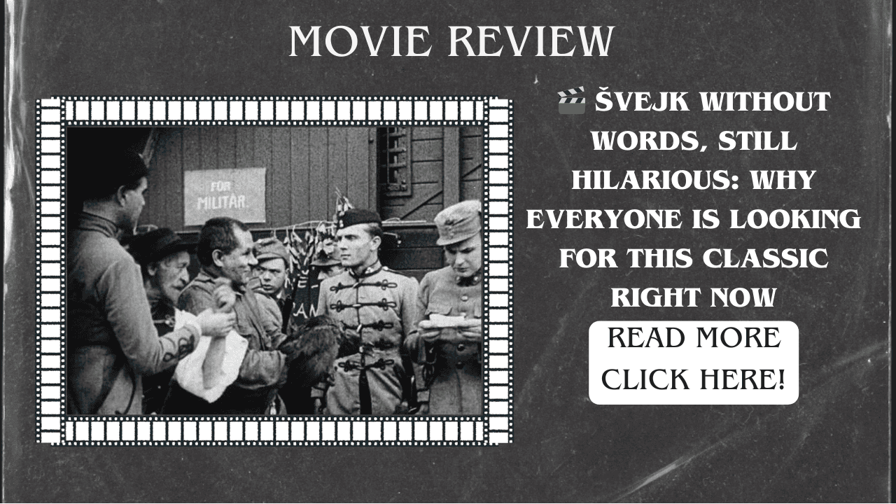 Švejk without words, still hilarious: why everyone is looking for this classic right now