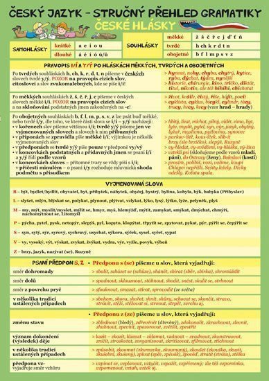 Český jazyk – Stručný přehled gramatiky – Schneiderová Eva