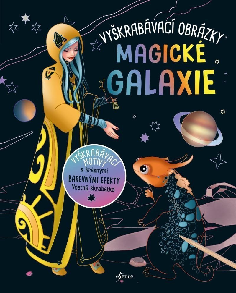 Vyškrabávací obrázky Magické galaxie