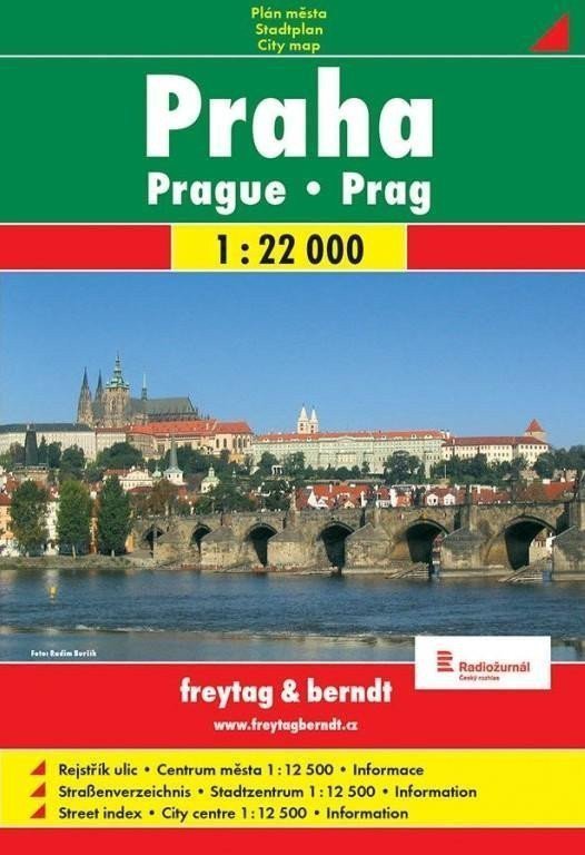Praha atlas 122 000 brožura A6 – kolektiv autorů