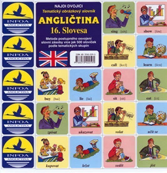 Najdi dvojici - Angličtina - 16 Slovesa – group of authors