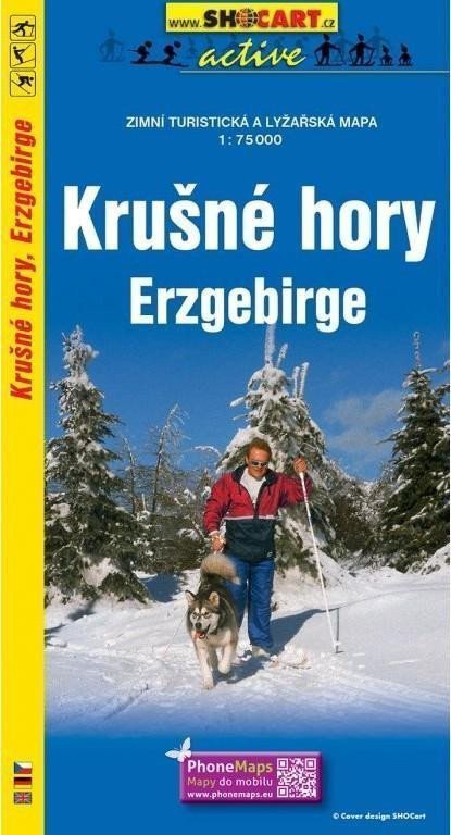 Krušné hory lyžařská mapa 175 000