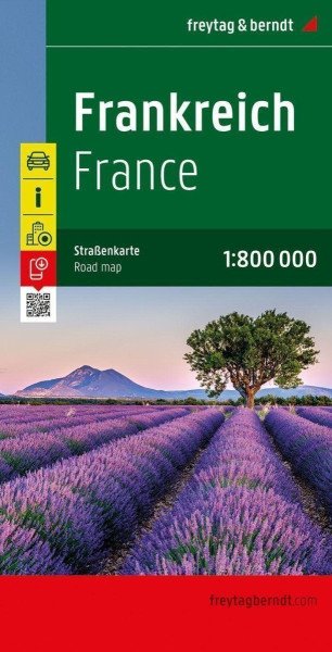 AK 0403 Francie 1:800 000 / silniční mapa (2020)