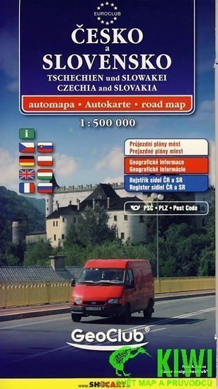ČeskoSlovensko automapa 1500 000