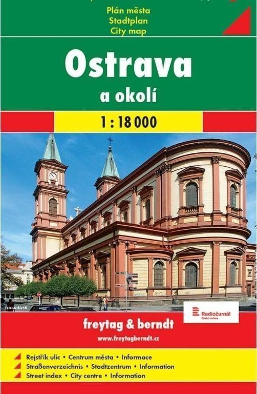 Ostrava mapa 118 000