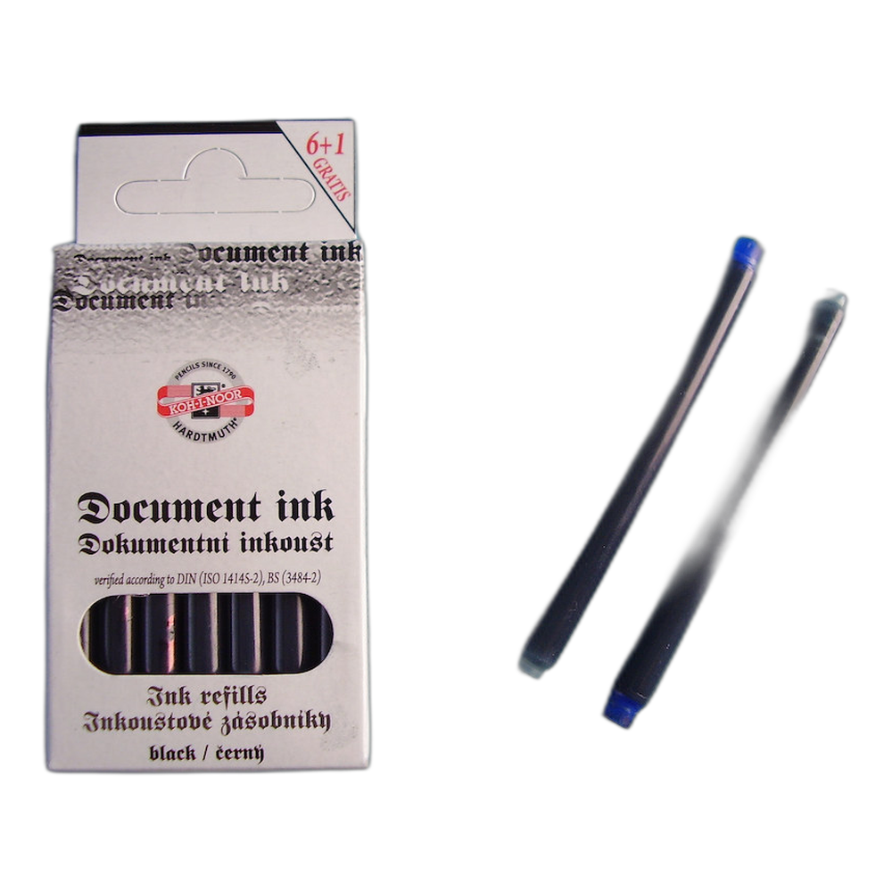 Koh-i-Noor 141607 Document Ink in Cartridges