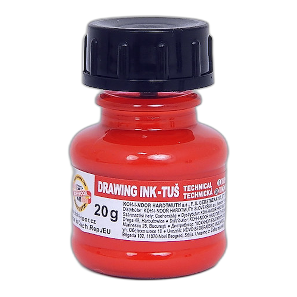 Koh-i-Noor Drawing Ink 1417 Red 20 g