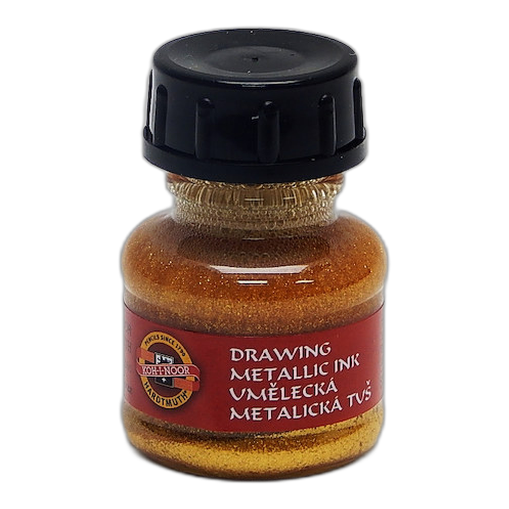 Koh-i-Noor Artist Metallic Ink 2211 Golden Yellow 20 g