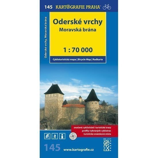 1 70T145-Oderské vrchyMoravská brána cyklomapa