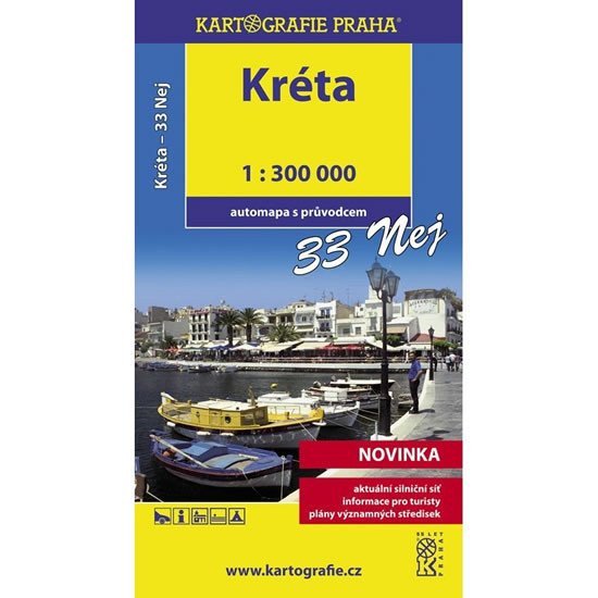 Kréta - 33 nej 1300T automapa s průvodcem – kolektiv autorů