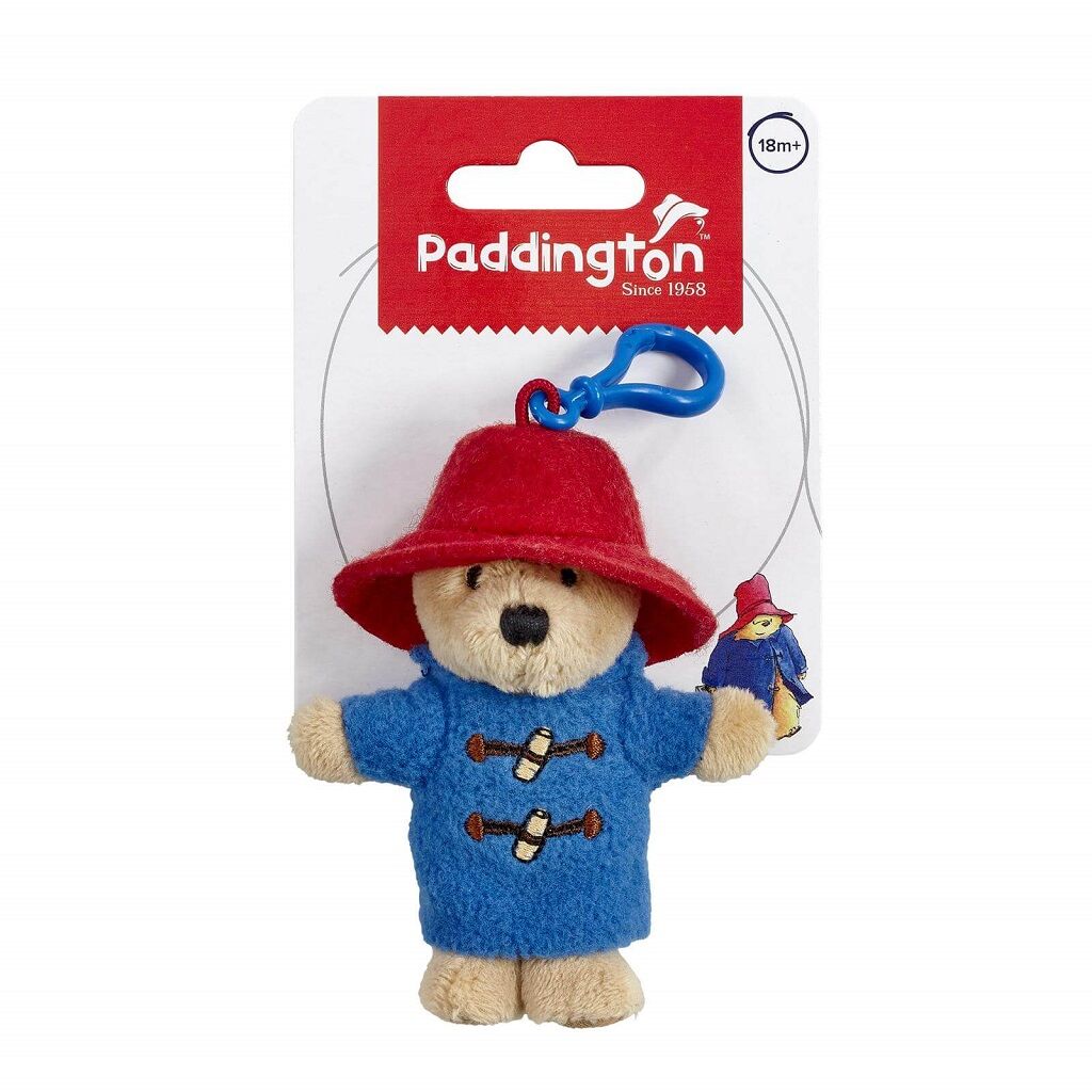 Rainbow Paddington plush keychain 9 cm