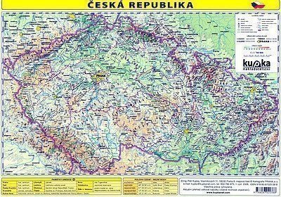 Česká republika - mapa A4 lamino – group of authors