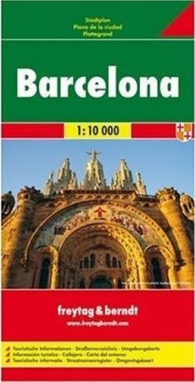 PL 109 Barcelona 110 000 plán města