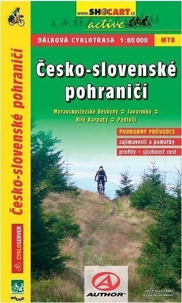 Česko-slovenské pohraničí Moravskoslezské Beskydy Javorníky Bíle Karpaty Podluží - dálková cyklotrasa