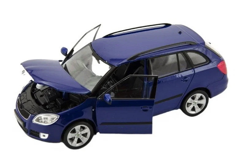 Welly Škoda Fabia Combi II 2009 blue 1:24