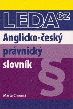 Anglicko-český právnický slovník – Chromá Marta