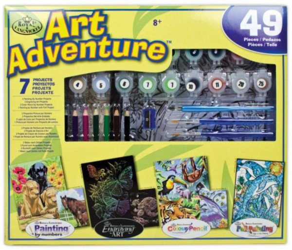 Art Adventure Malování,škrábání - sada