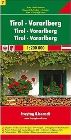 OE 7 Tyrolsko, Vorarlberg 1:200 000