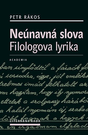 Neúnavná slova – Rákos Petr
