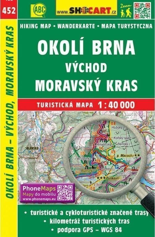 SC 452 Okolí Brna východ Moravský kras 140 000