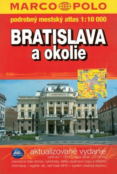 Bratislava a okolie 1:10 000
