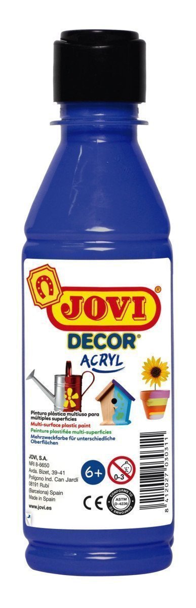 JOVI Decor akrylová barva - tmavě modrá 250 ml