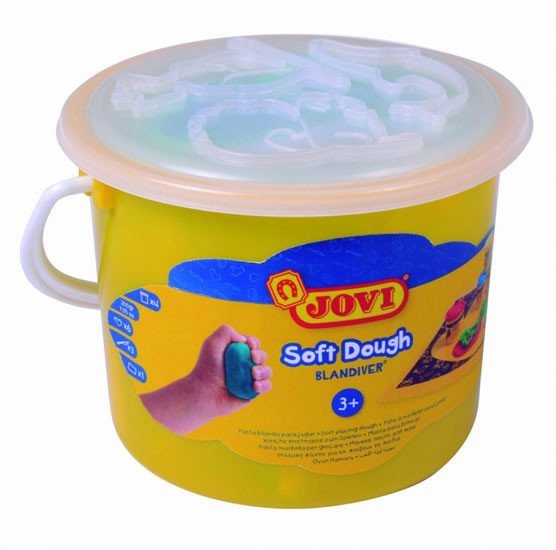JOVI BLANDIVER KBELÍK měkká modelína 4x50g 6 vykrajovátek 3 špachtle podložka