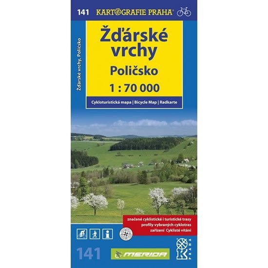 1 70T141-Žďárské vrchyPoličsko cyklomapa