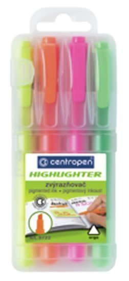 Centropen Zvýrazňovač 8722 4 ks