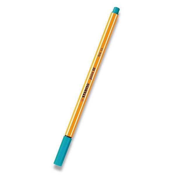 Popisovač STABILO point liner 88 modrý tyrkysově