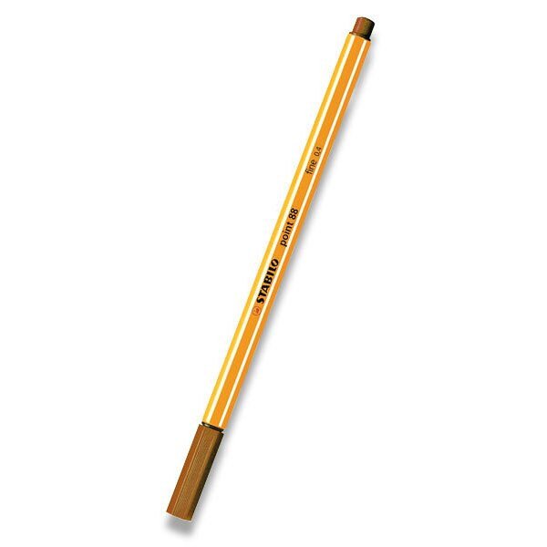 Popisovač STABILO point liner 88 okrově tmavý