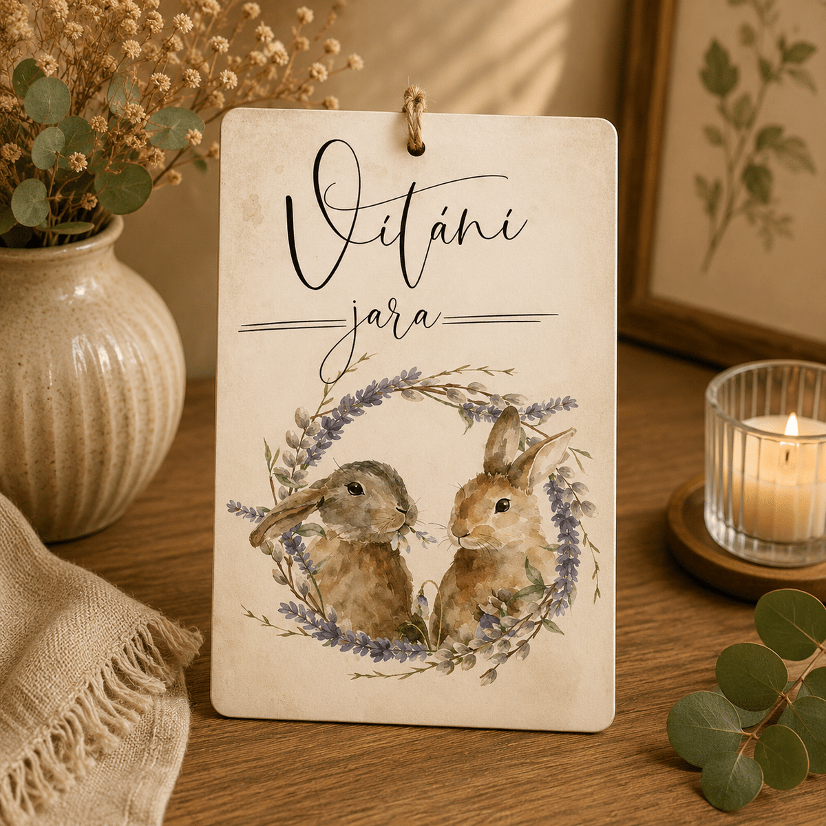Scented Card 10.5 x 16 cm – Welcoming Spring