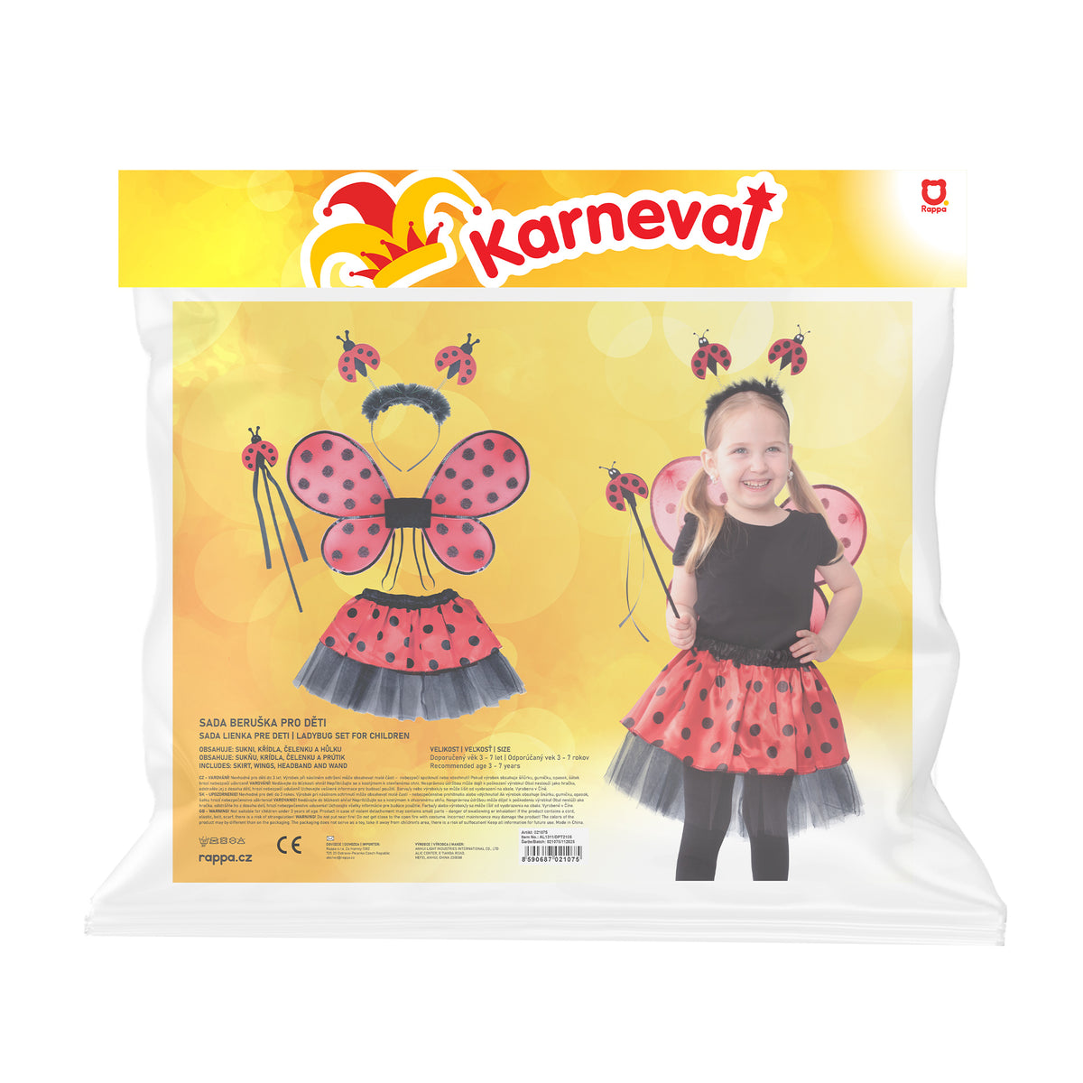 Ladybird children's costume set