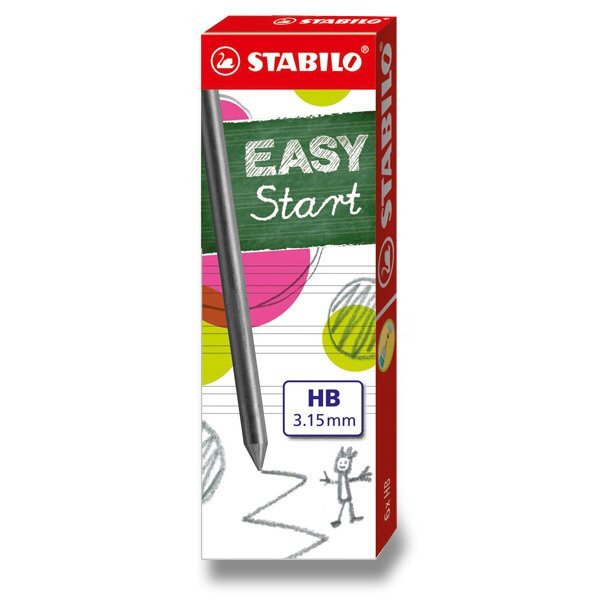 Tuhy STABILO EASYergo 315mm HB 6 ks krabička
