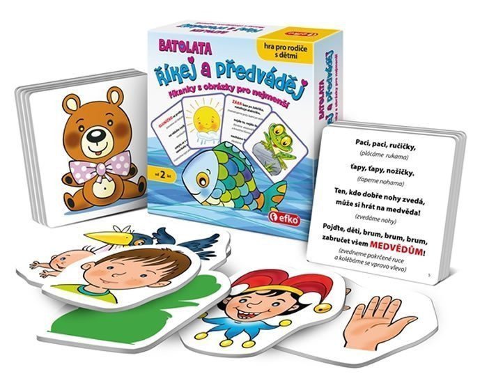 Říkej a předváděj BATOLATA Říkanky s obrázky pro nejmenší hra pro rodiče s dětmi