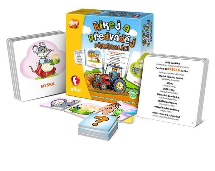 Říkej a předváděj PŘEDŠKOLÁCI Říkanky s obrázky pro předškoláky hra pro rodiče s dítětem