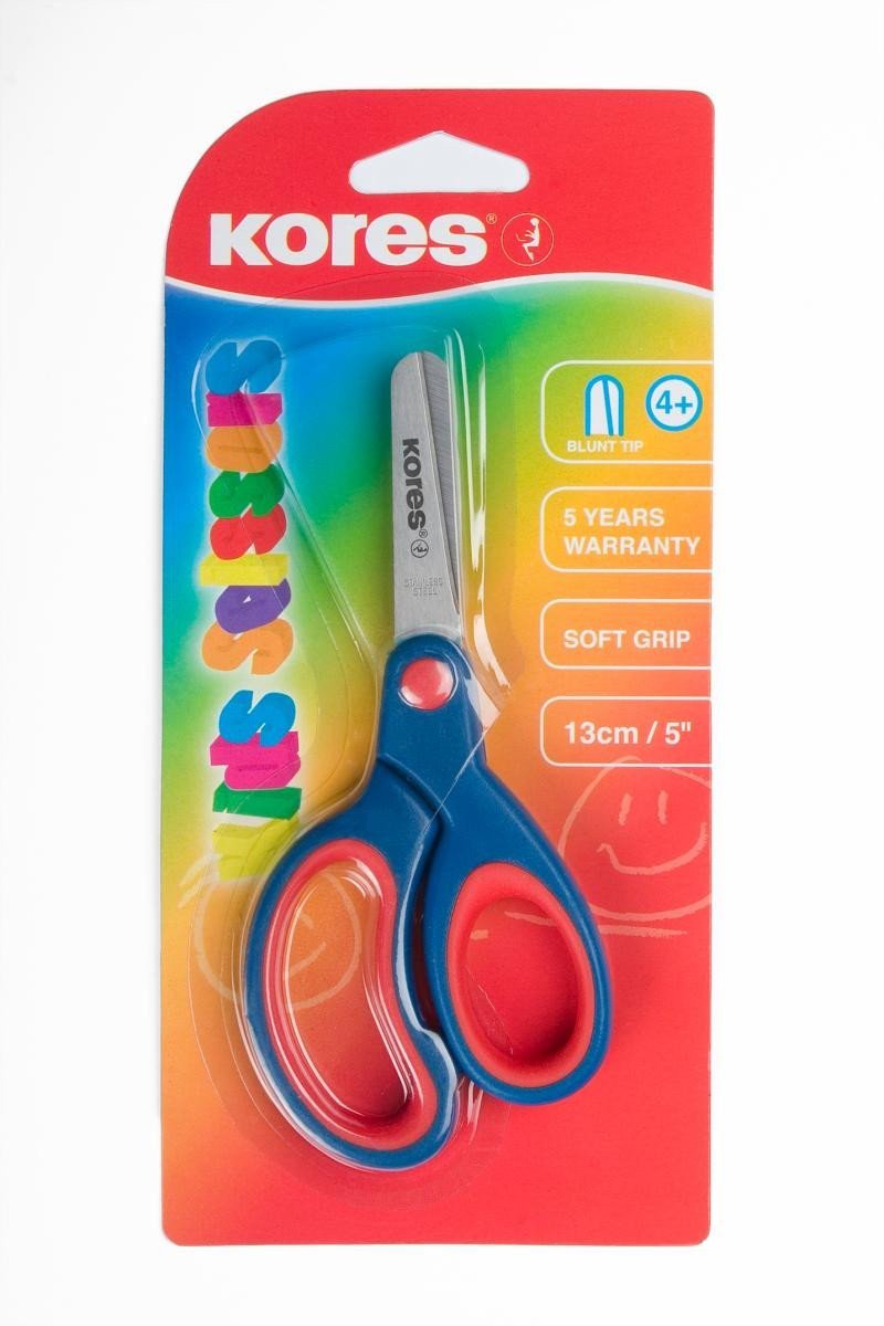 Kores Dětské nůžky soft úchop 130 mm