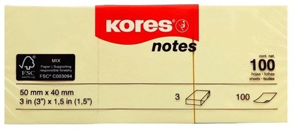 Samolepící bločky 50 x 40 100 papírků