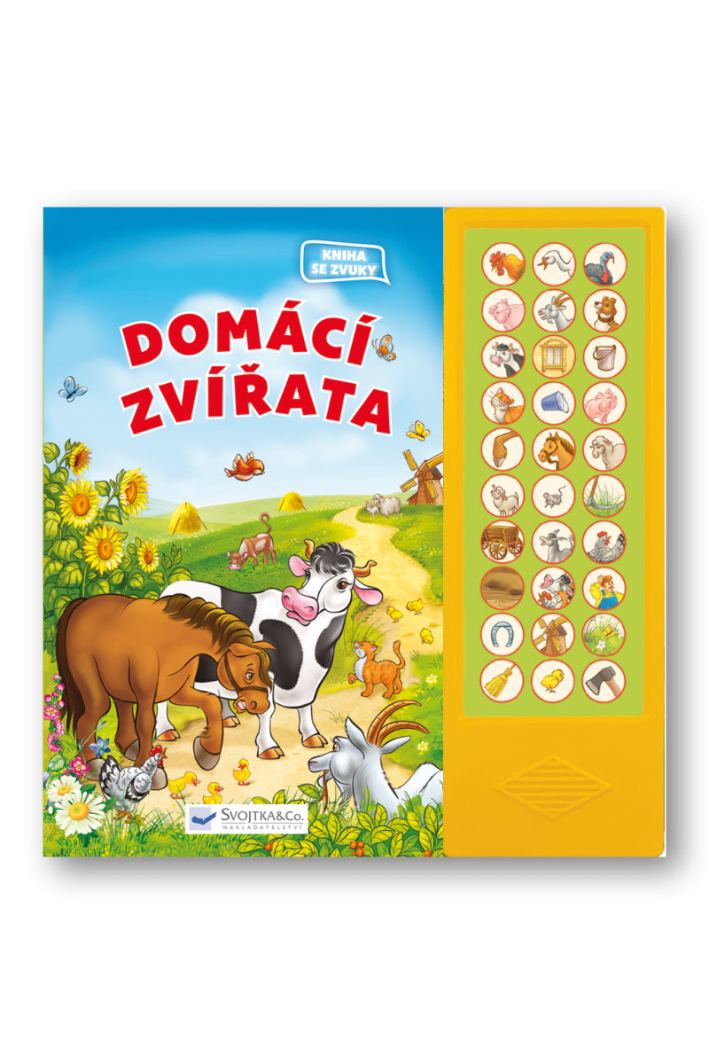 Domácí zvířata – kniha se zvuky