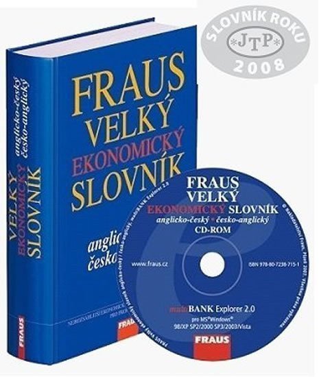 FRAUS komplet Velký ekonomický slovník AČ-ČA kniha CD-ROM