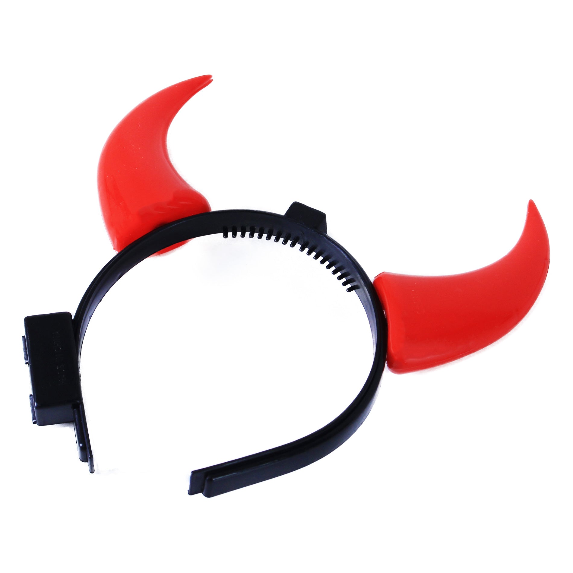 Glowing devil horn headband