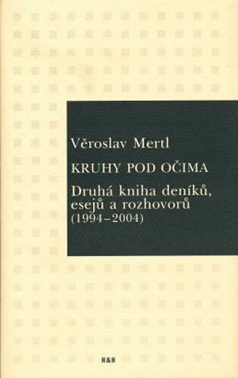 Kruhy pod očima - Druhá kniha deníků esejů a rozhovorů 1994-2004 – Mertl Věroslav