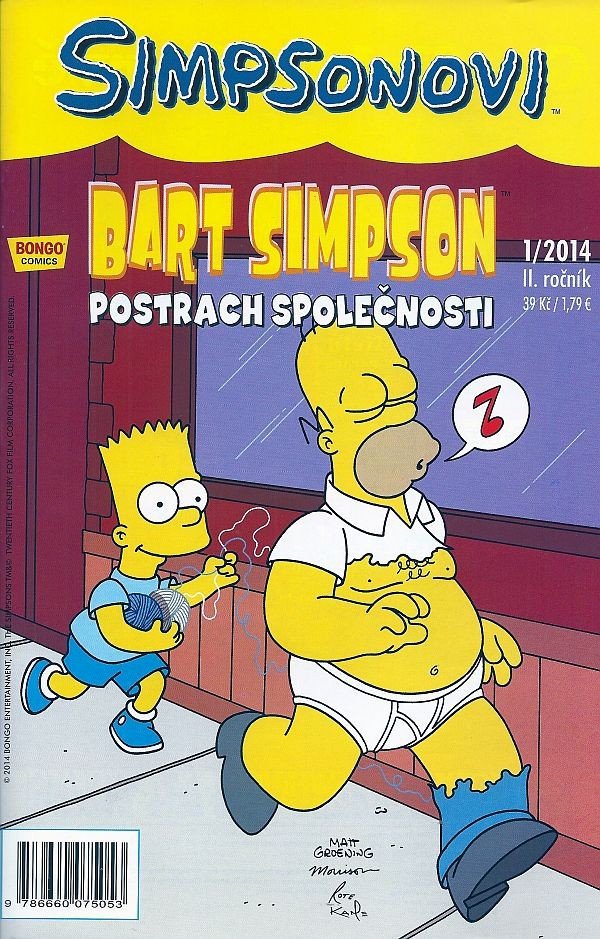 Simpsonovi - Bart Simpson 12014 - Postrach společnosti – Groening Matt