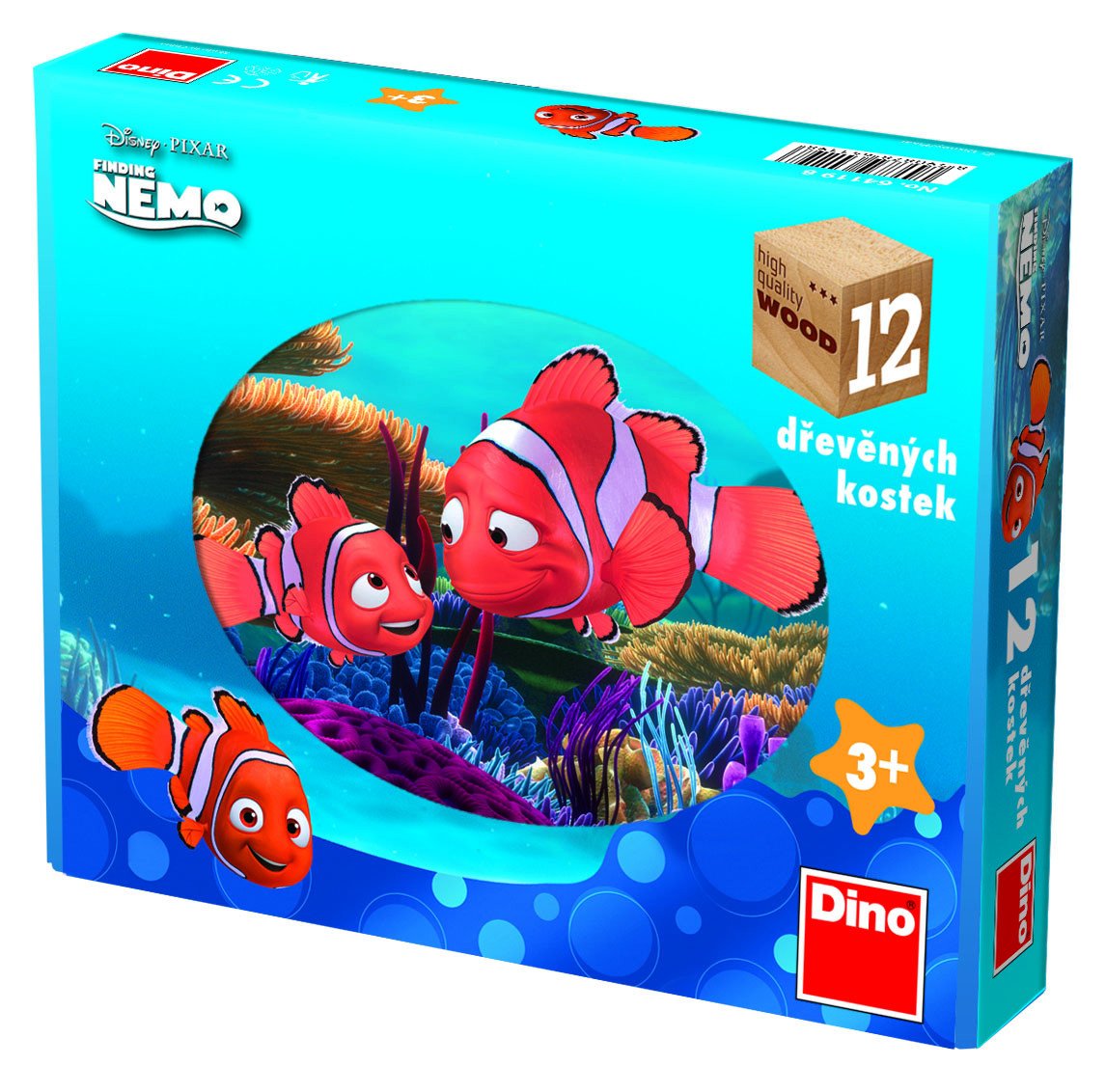 Nemo - obrázkové kostky 12 ks