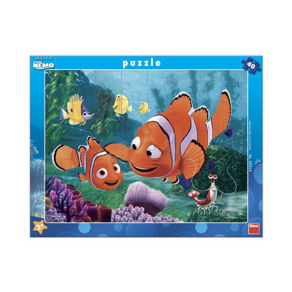 Nemo v bezpečí - rámové puzzle 40 dílků