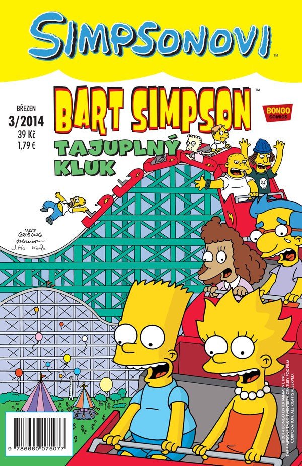 Simpsonovi - Bart Simpson 32014 - Tajuplný kluk – Groening Matt