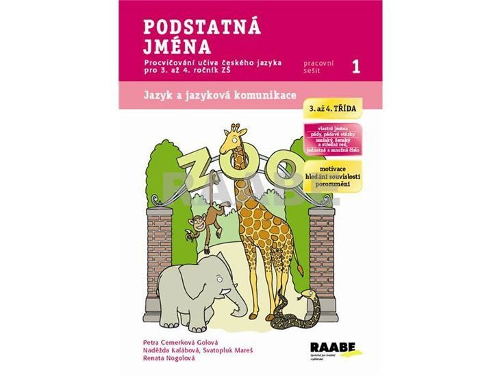Podstatná jména - Pracovní sešit 1 – group of authors