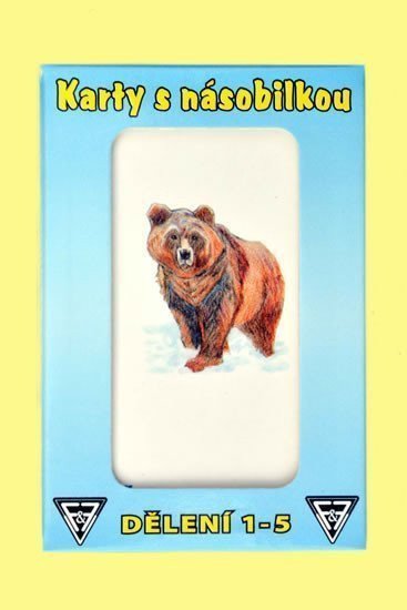 Karty s násobilkou - Dělení 1-5