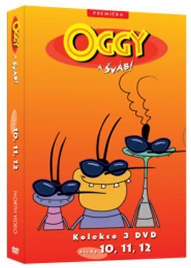 Oggy a švábi 10 - 12 kolekce 3 DVD
