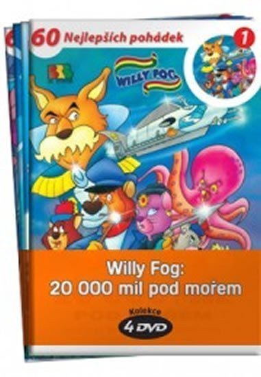 Willy Fog 20000 mil pod mořem - kolekce 4 DVD